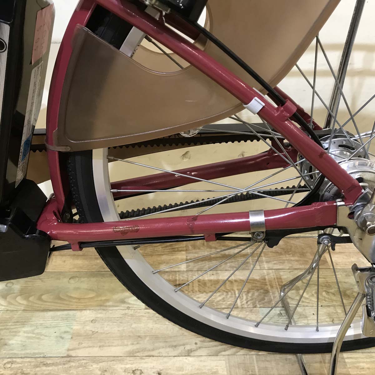 中古電動自転車 ブリヂストン フロンティア レッド 26インチ KD104
