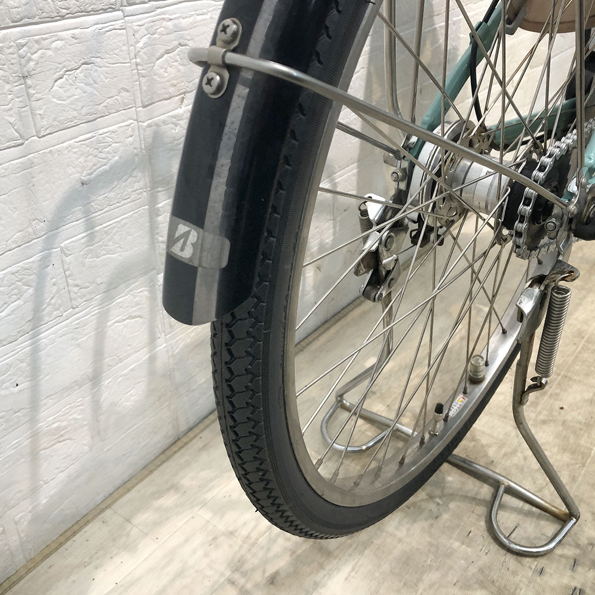中古電動自転車 ブリヂストン アシスタ DX ミント グリーン 24インチ YE137 