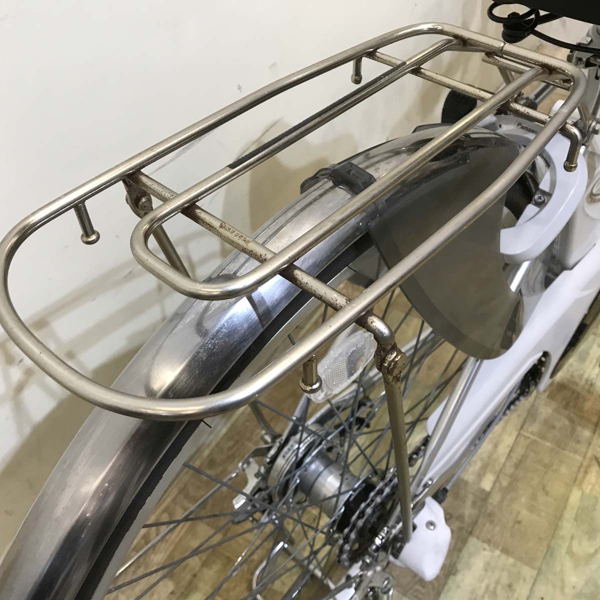 中古電動自転車 パナソニック ビビ NX シルバー 26インチ KD105