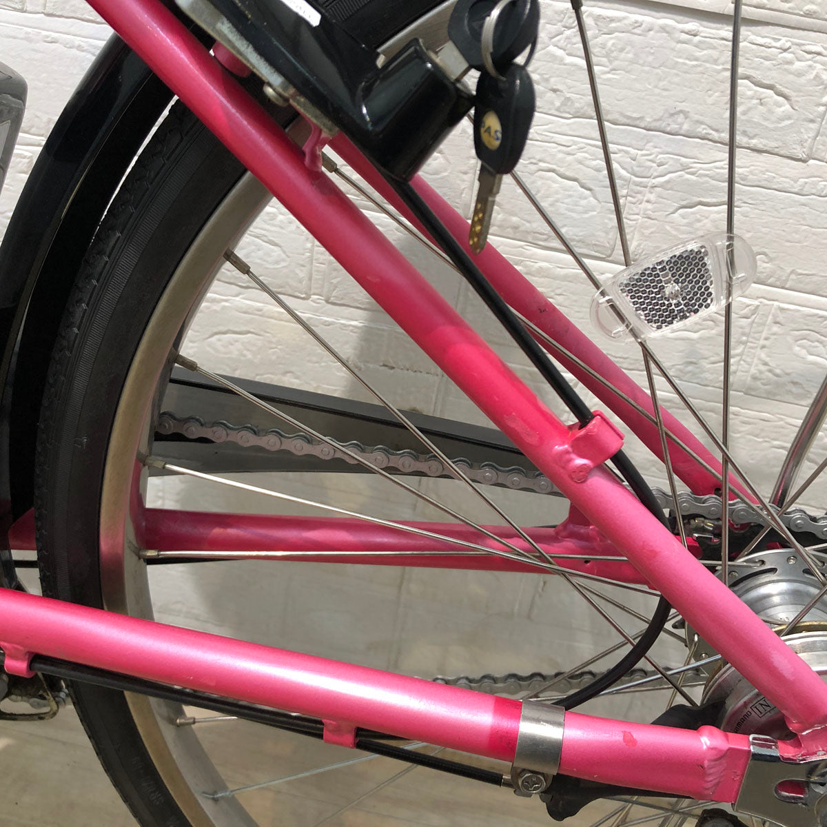 ヤマハ PAS ナチュラ L ピンク 26インチ YS074 【中古車】