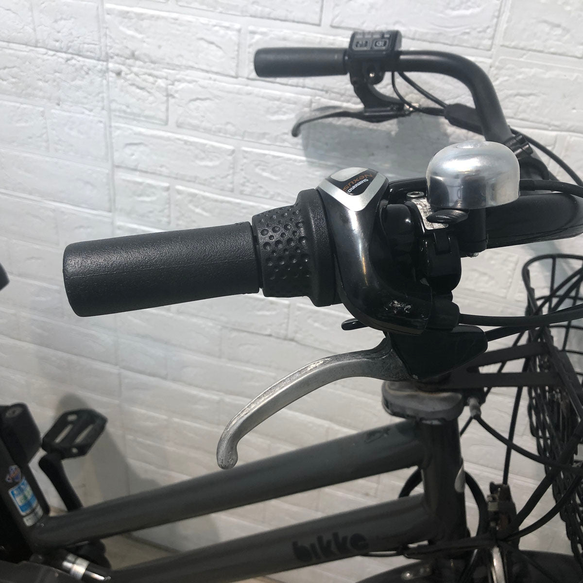 中古電動自転車 ブリヂストン bikke GRI ビッケ グリ グレー 前24×後20