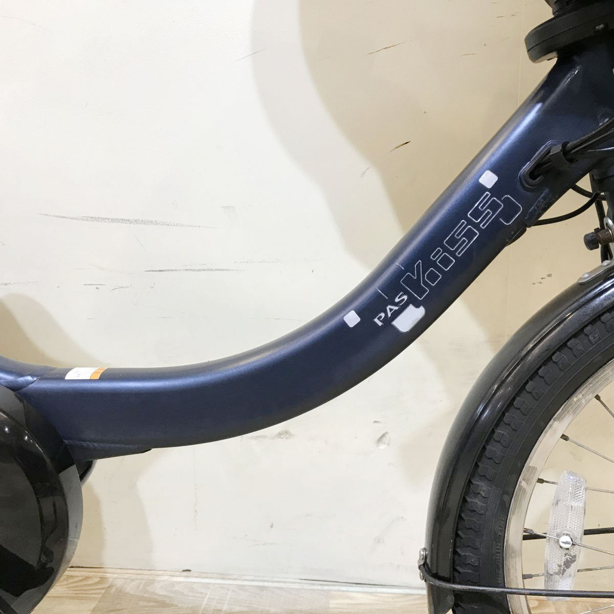 中古電動自転車 ヤマハ PAS キッスミニアン ネイビー 20インチ KI048