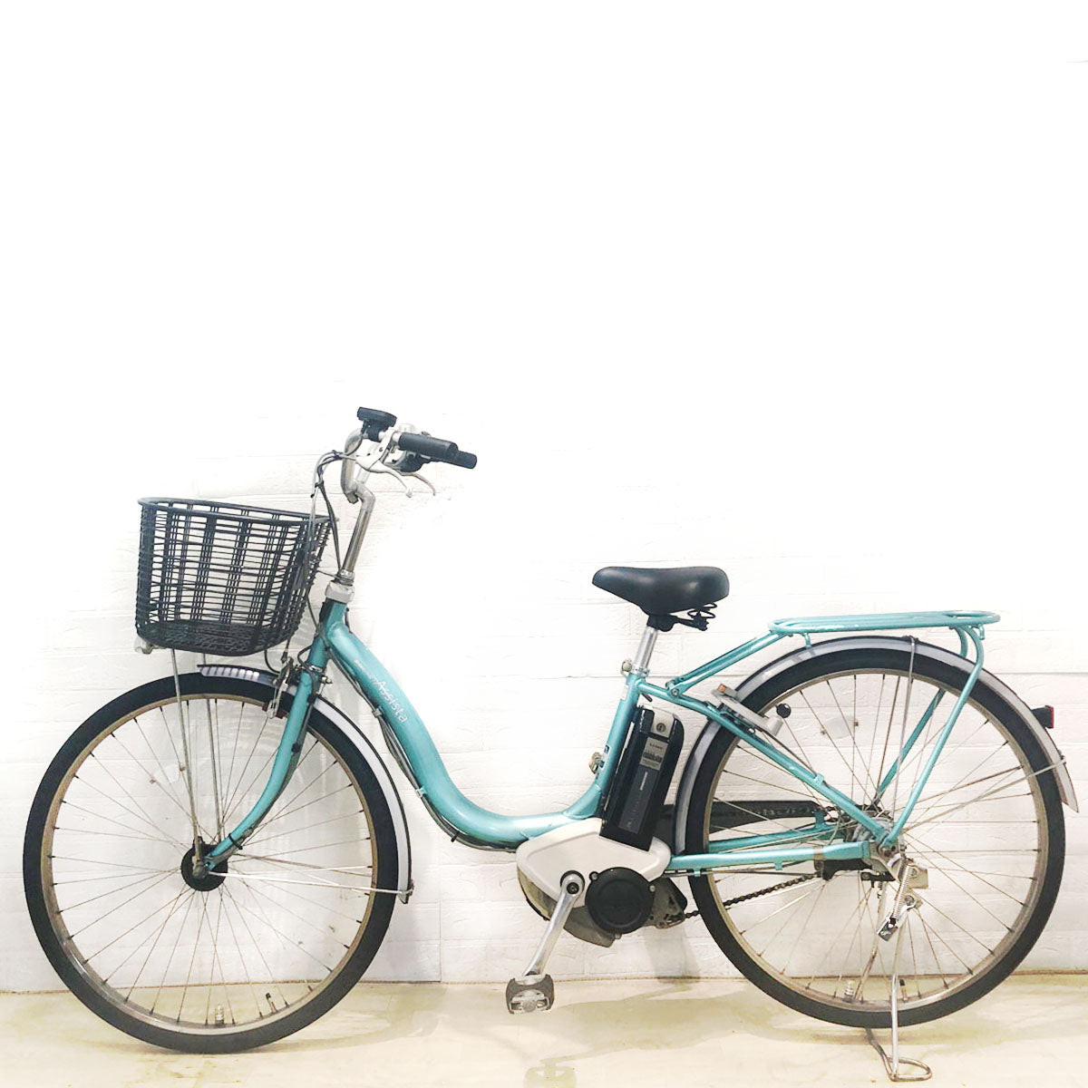 中古電動自転車 新品バッテリー ブリヂストン アシスタ DX ブルー 26