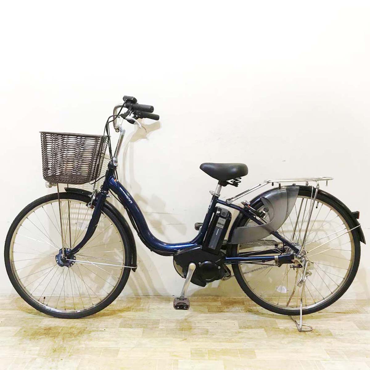 中古電動自転車 ヤマハ PAS ナチュラ L ネイビー 26インチ KD106 