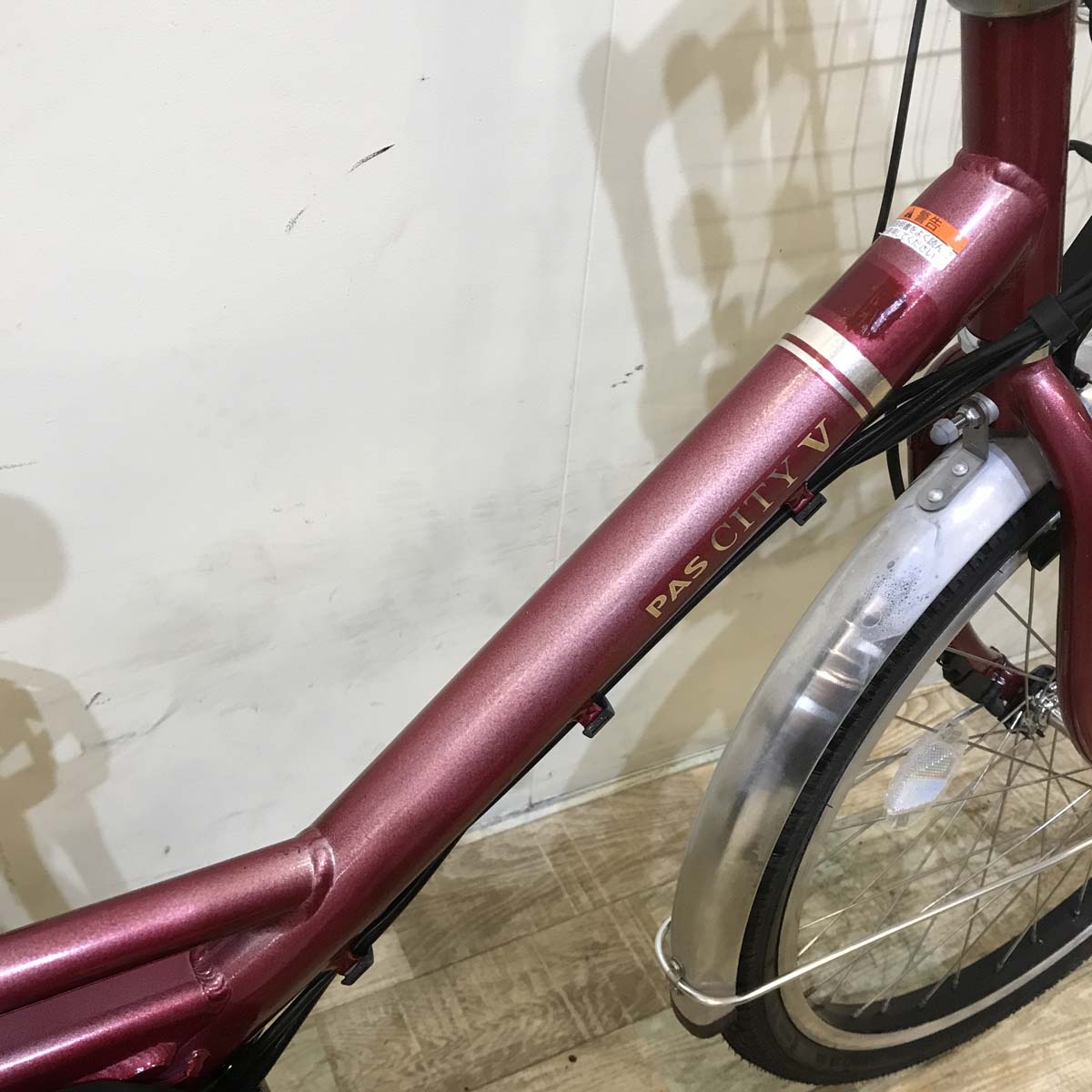 ヤマハ PAS CITY V パス シティ V レッド 24インチ KY130【中古車】