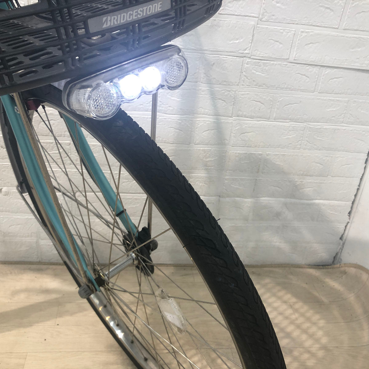 中古電動自転車 新品バッテリー ブリヂストン アシスタ DX ブルー 26