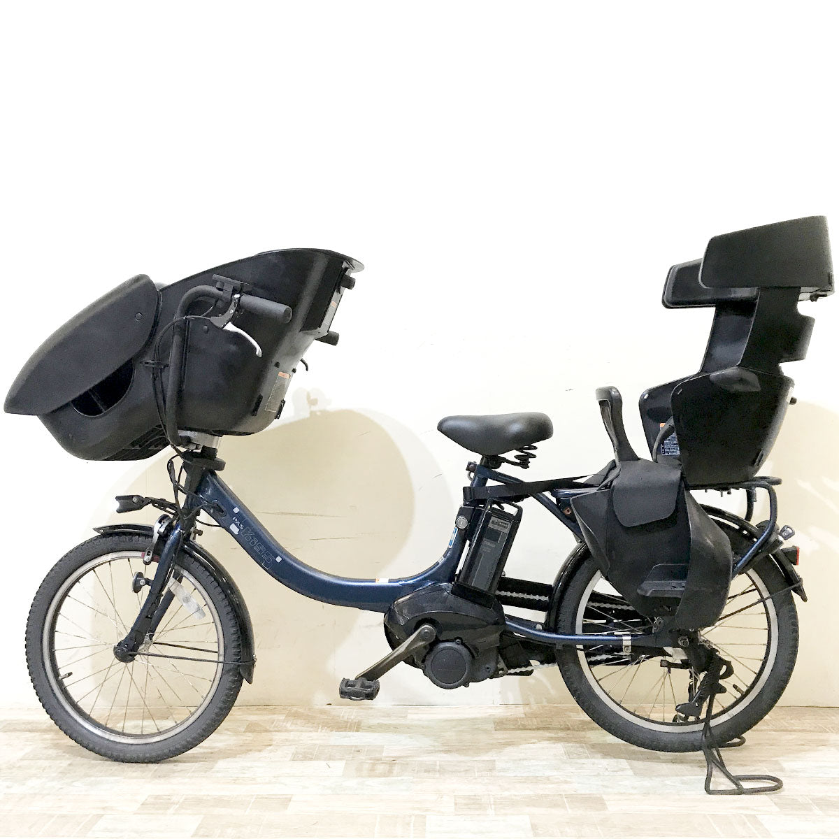 中古電動自転車 ヤマハ PAS キッスミニアン ネイビー 20インチ KI048
