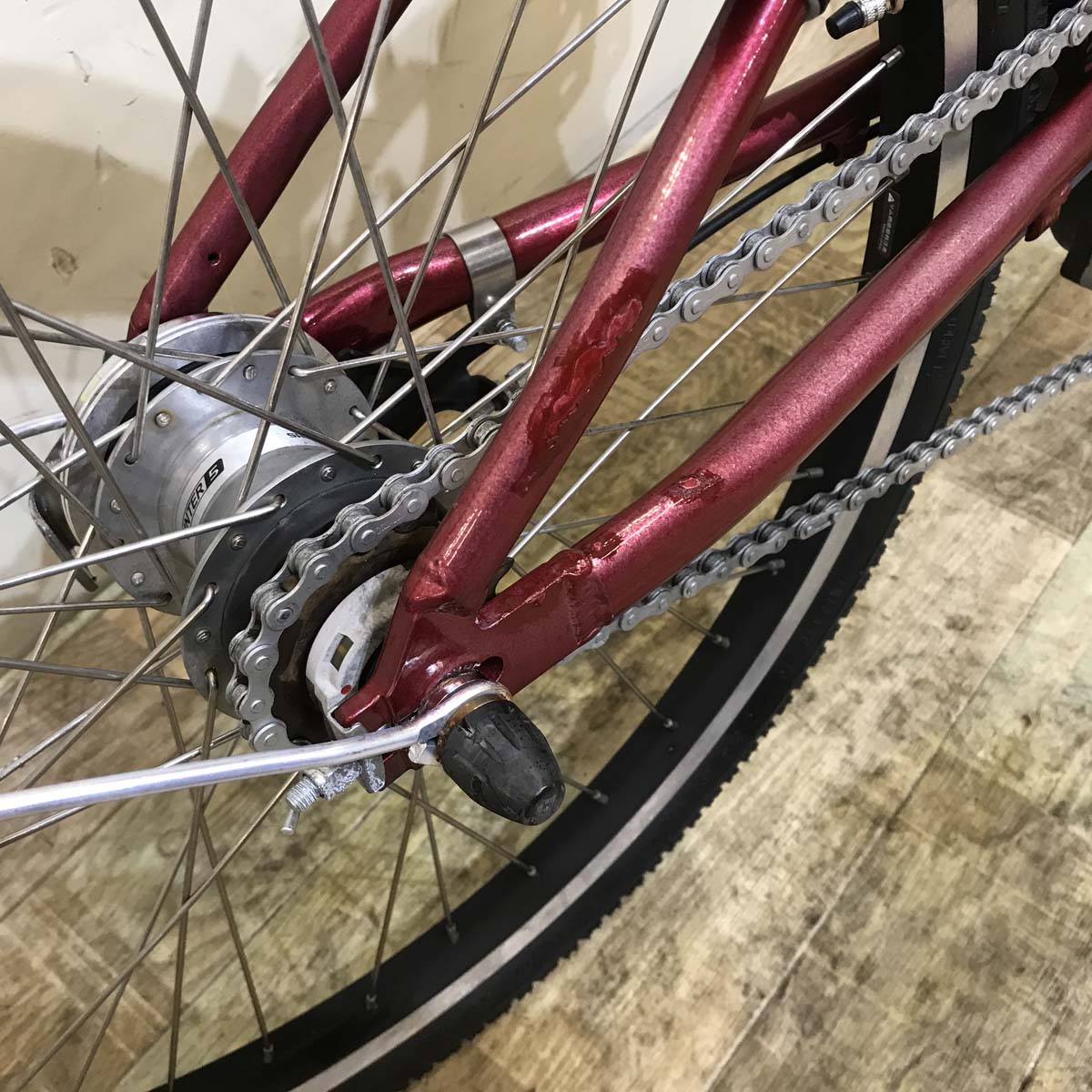 ヤマハ PAS CITY V パス シティ V レッド 24インチ KY130【中古車】