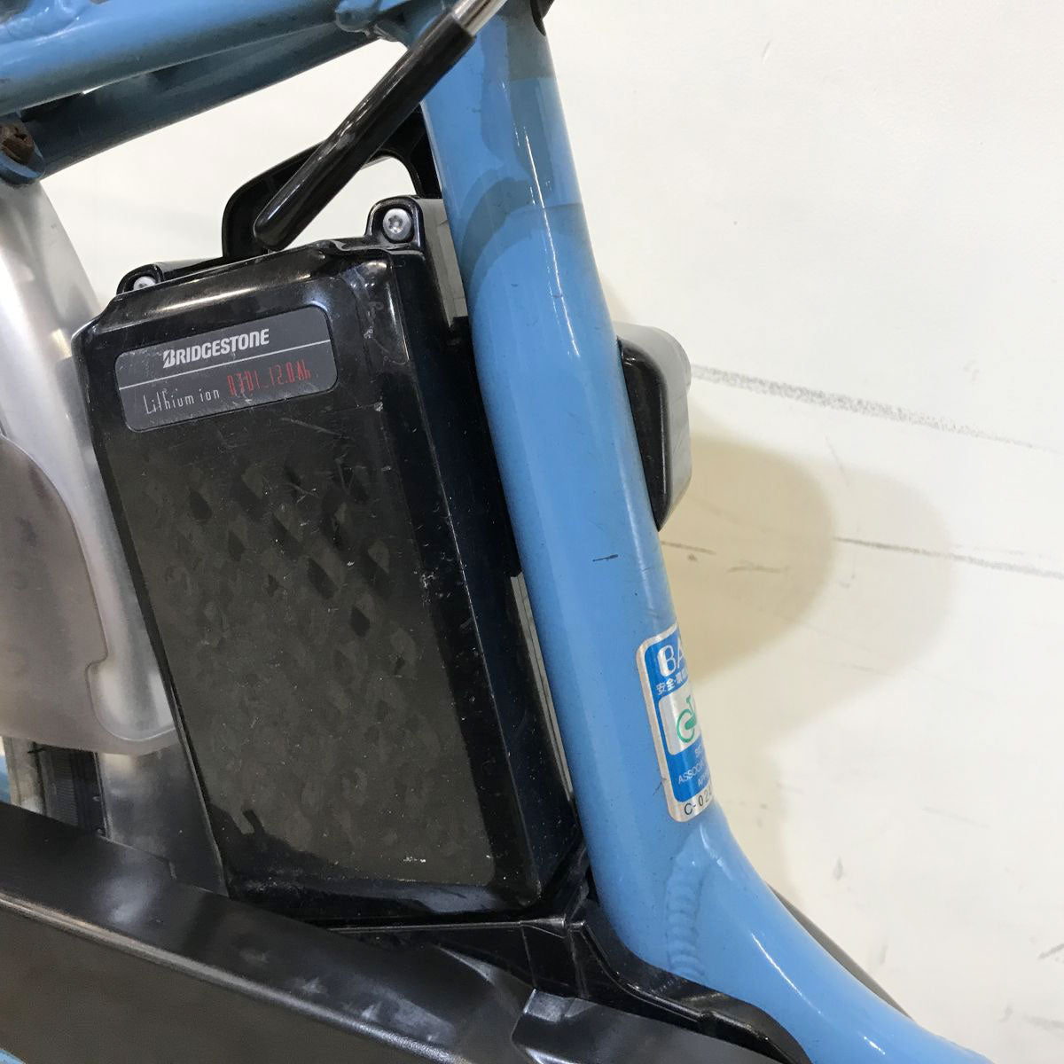 中古電動自転車 パナソニック ビビL ブルー 26インチ KI049