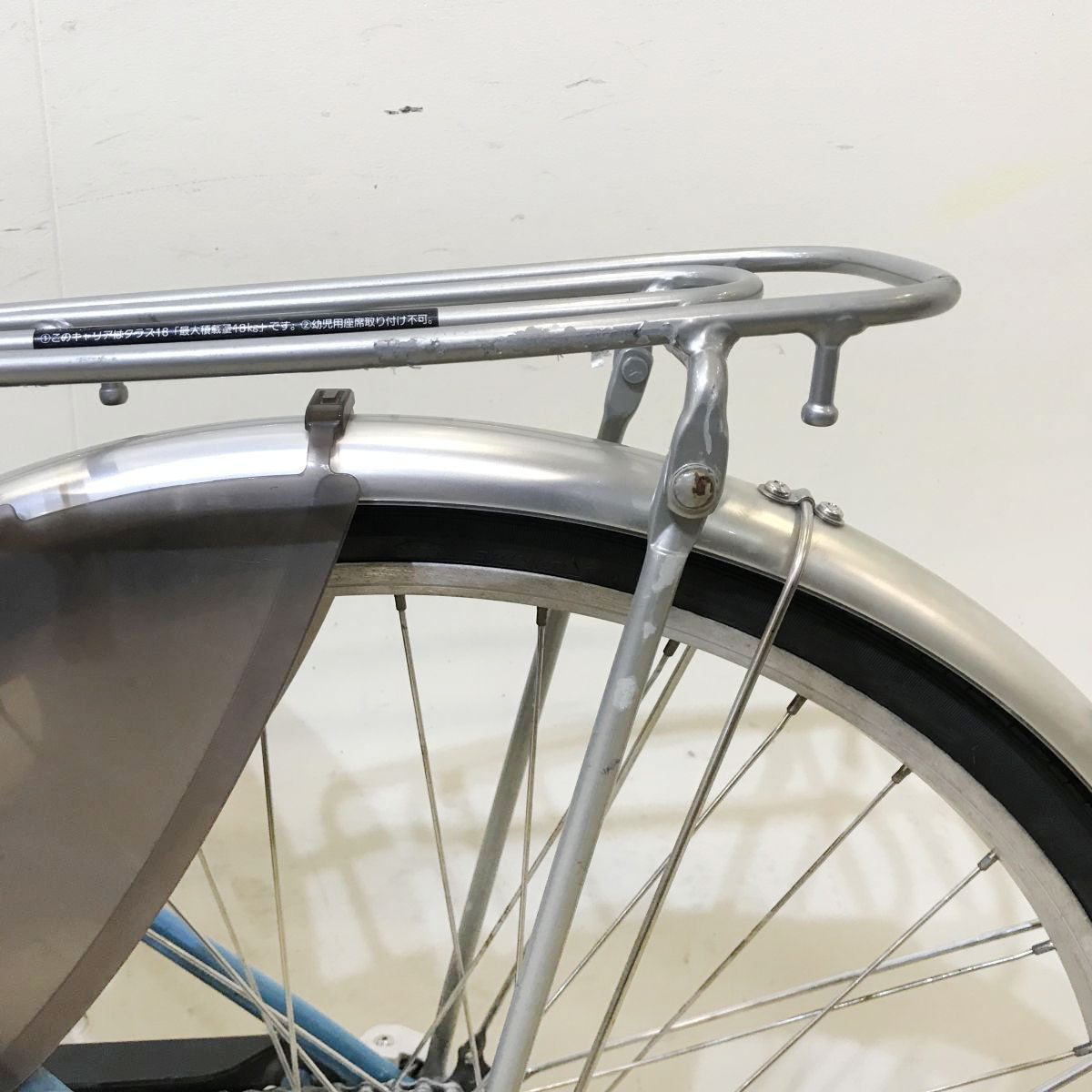 中古電動自転車 パナソニック ビビL ブルー 26インチ KI049