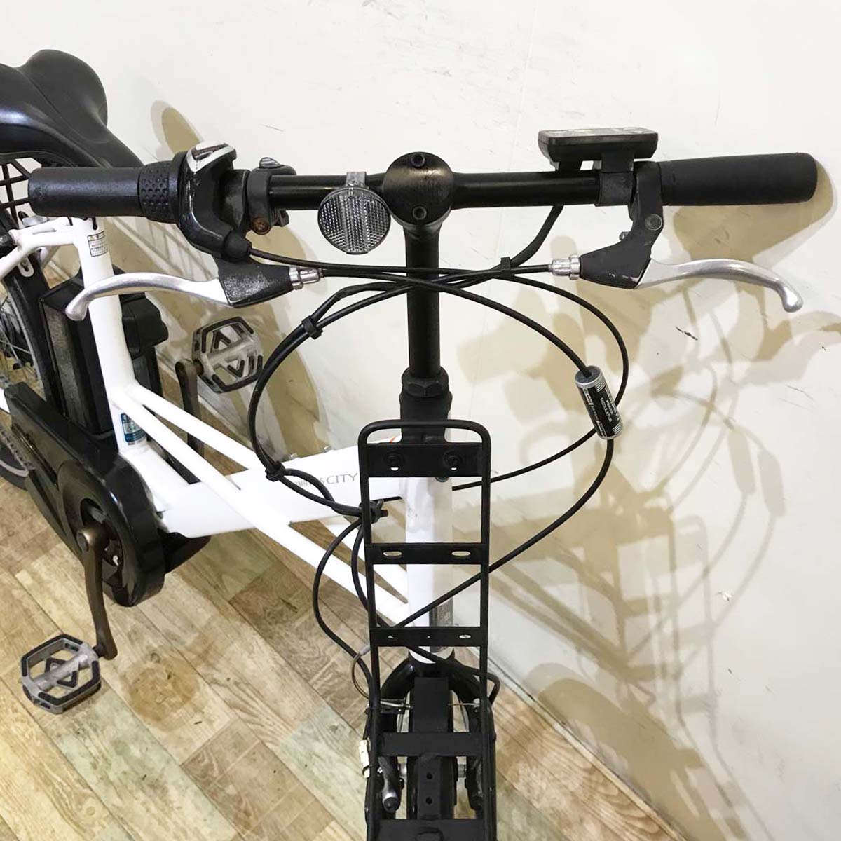 中古電動自転車 ヤマハ PAS CITY X パス シティ X ホワイト 20インチ KD109