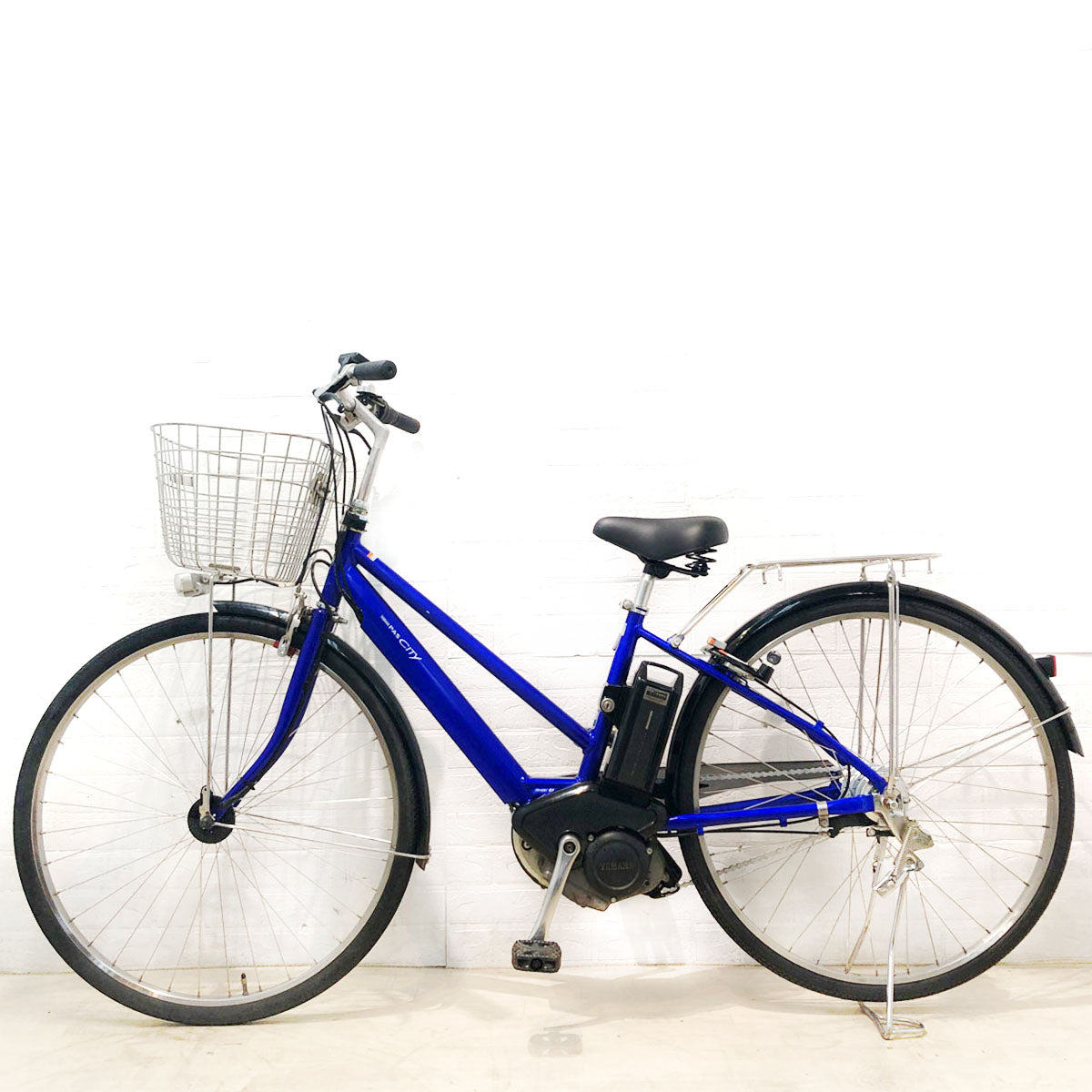 中古電動自転車 ヤマハ PAS CITY S8 パス シティ S8 ブルー 27インチ