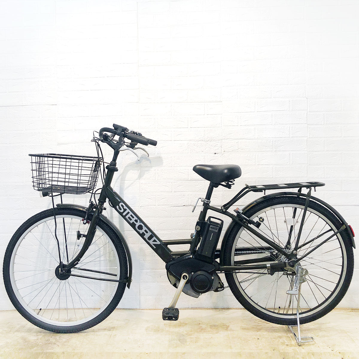 中古電動自転車 ブリヂストン ステップクルーズ e カーキ 26インチ 中古電動自転車 ブリヂストン ステップクルーズ e カーキ 26インチ