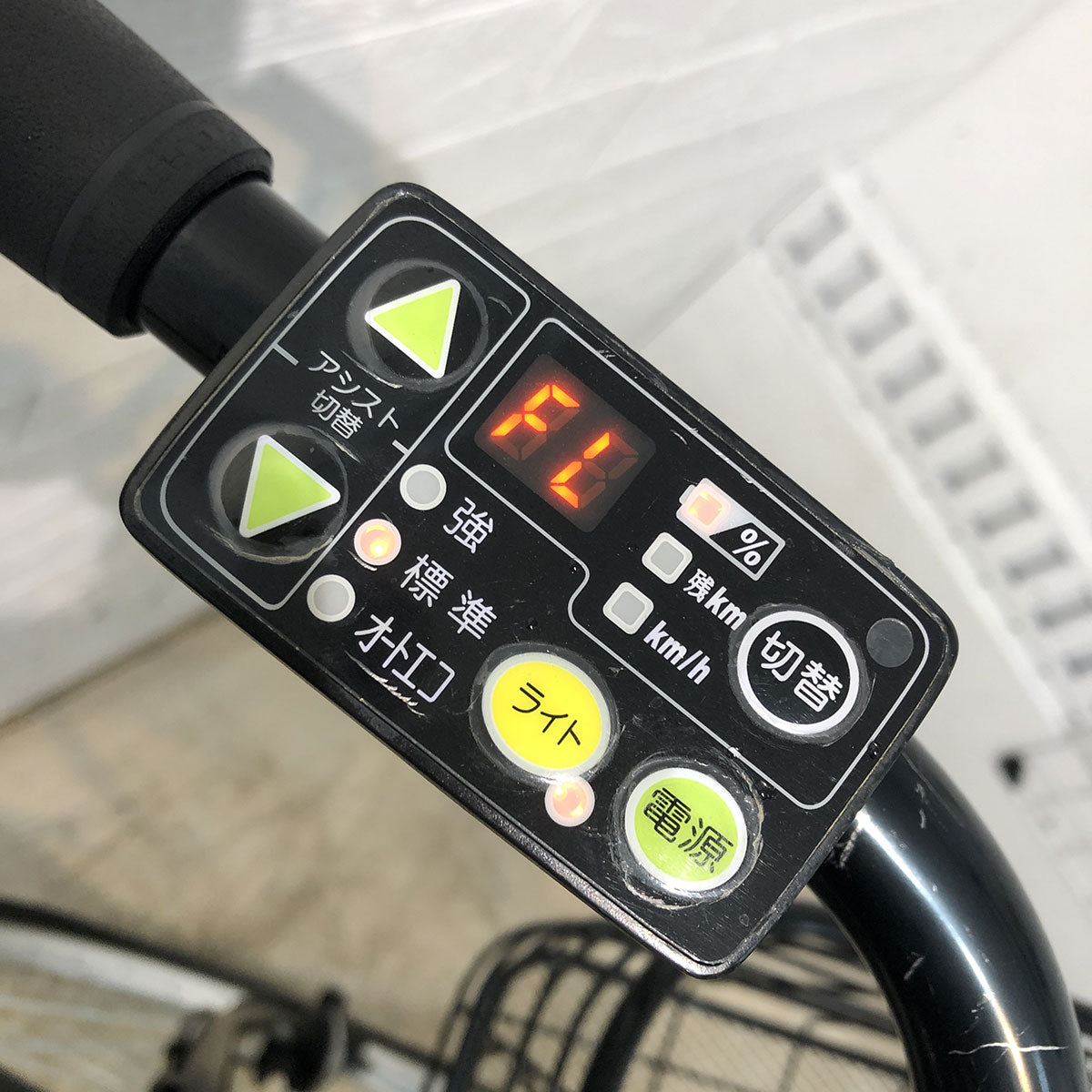 中古電動自転車 ブリヂストン ステップクルーズ e カーキ 26インチ