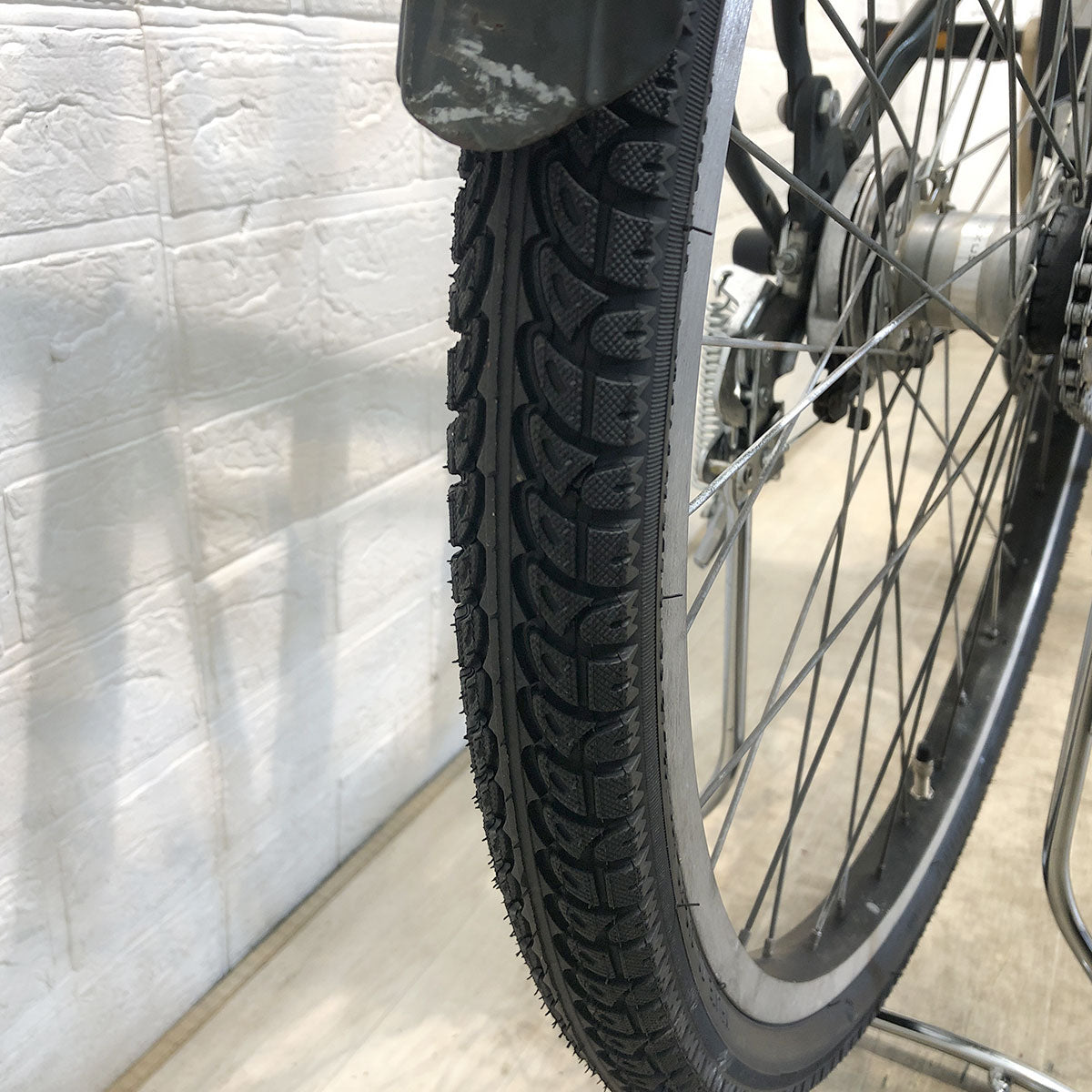 中古電動自転車 ブリヂストン ステップクルーズ e カーキ 26インチ