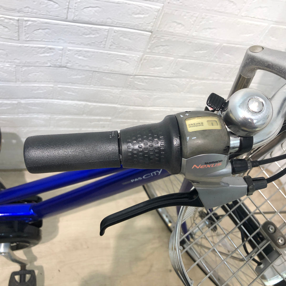 中古電動自転車 ヤマハ PAS CITY S8 パス シティ S8 ブルー 27インチ