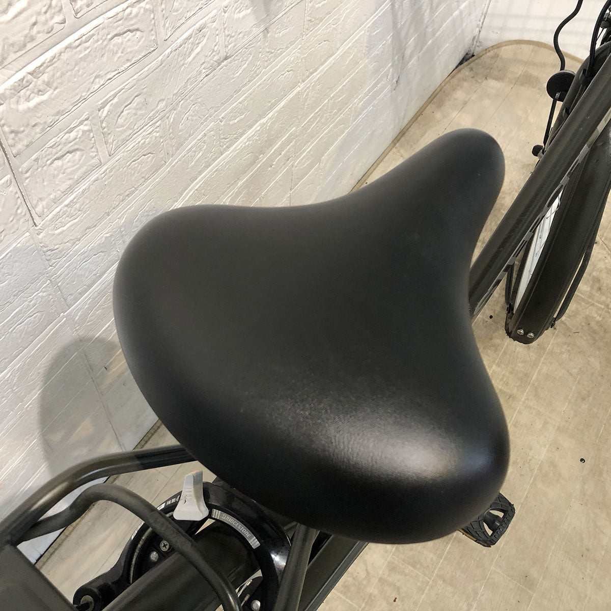 中古電動自転車 ブリヂストン ステップクルーズ e カーキ 26インチ