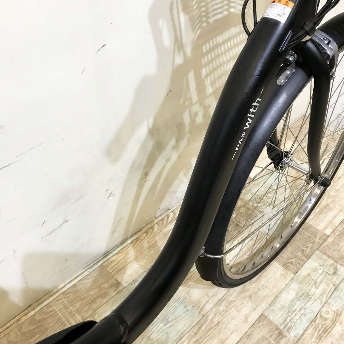 中古電動自転車 ヤマハ PAS ウィズDX ブラック 26インチ KI051
