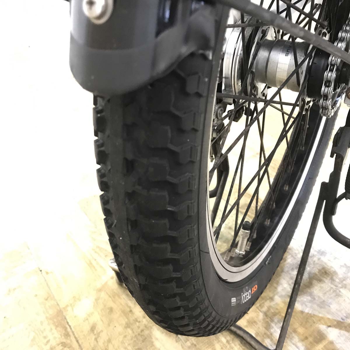 中古電動自転車 パナソニック ギュット アニーズ EX ホワイト 20インチ KD110