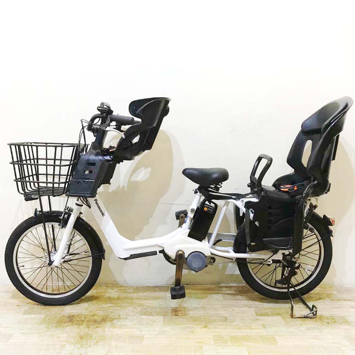 中古電動自転車 パナソニック ギュット アニーズ EX ホワイト 20インチ KD110