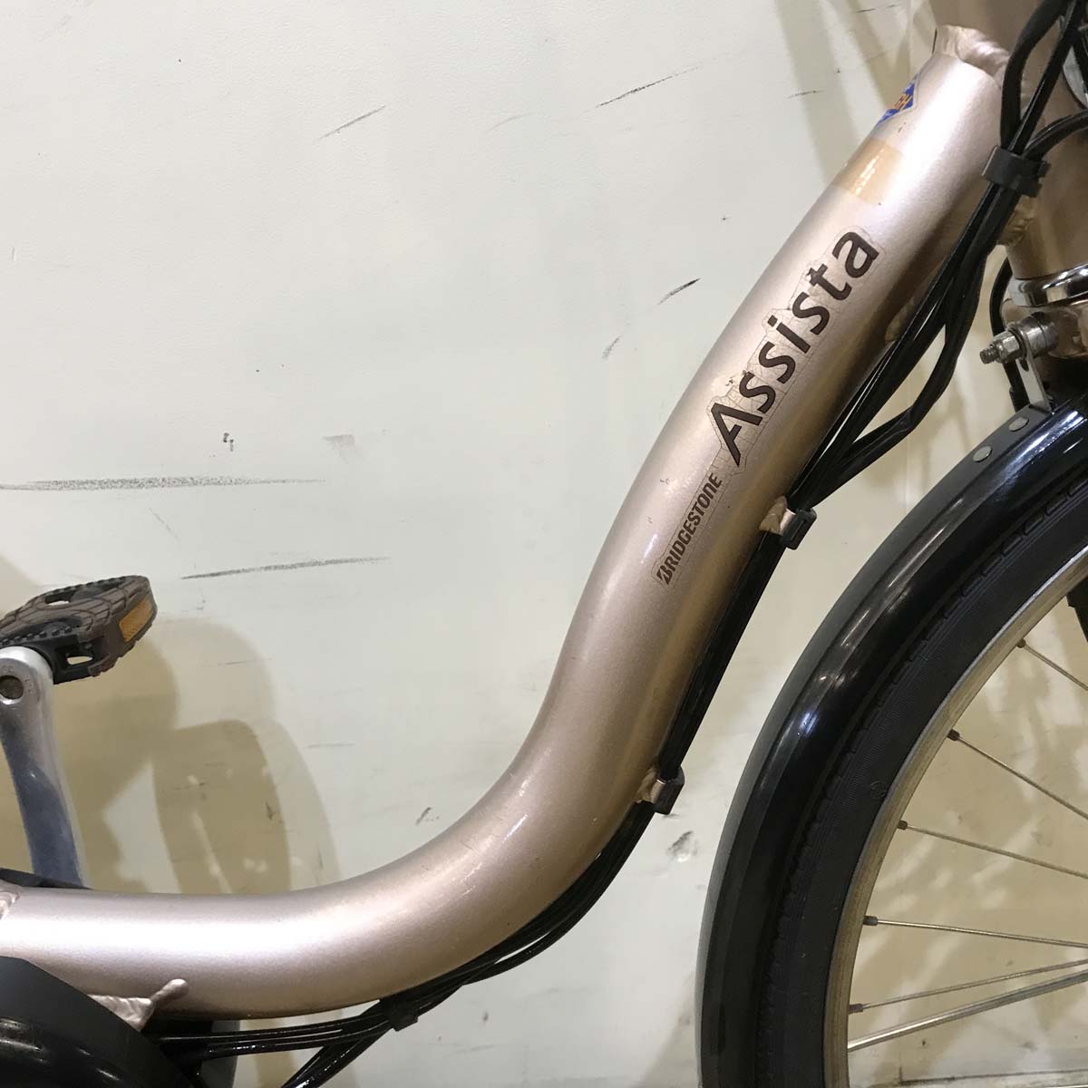 中古電動自転車 ブリヂストン アシスタ DX ピンクゴールド 24インチ KD111 