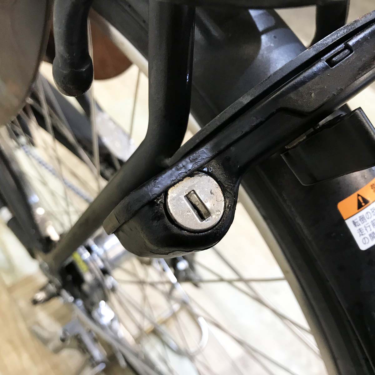 中古電動自転車 ヤマハ PAS ウィズDX ブラック 26インチ KI051