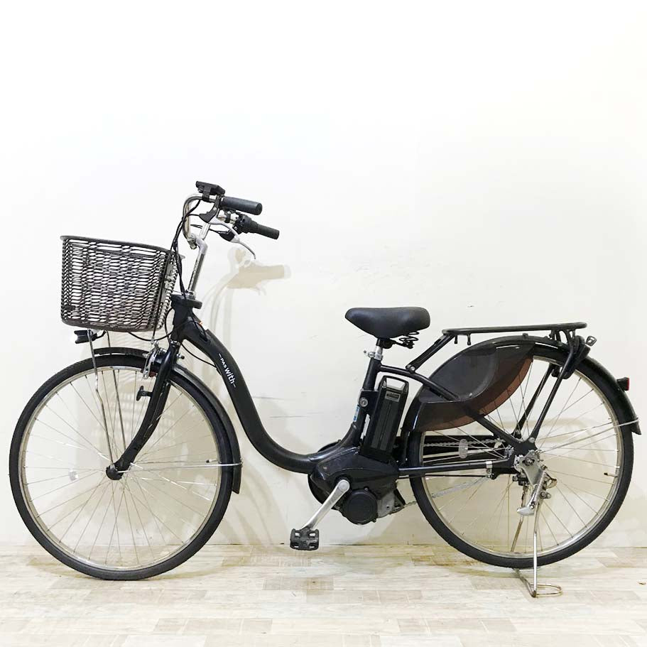 中古電動自転車 ヤマハ PAS ウィズDX ブラック 26インチ KI051
