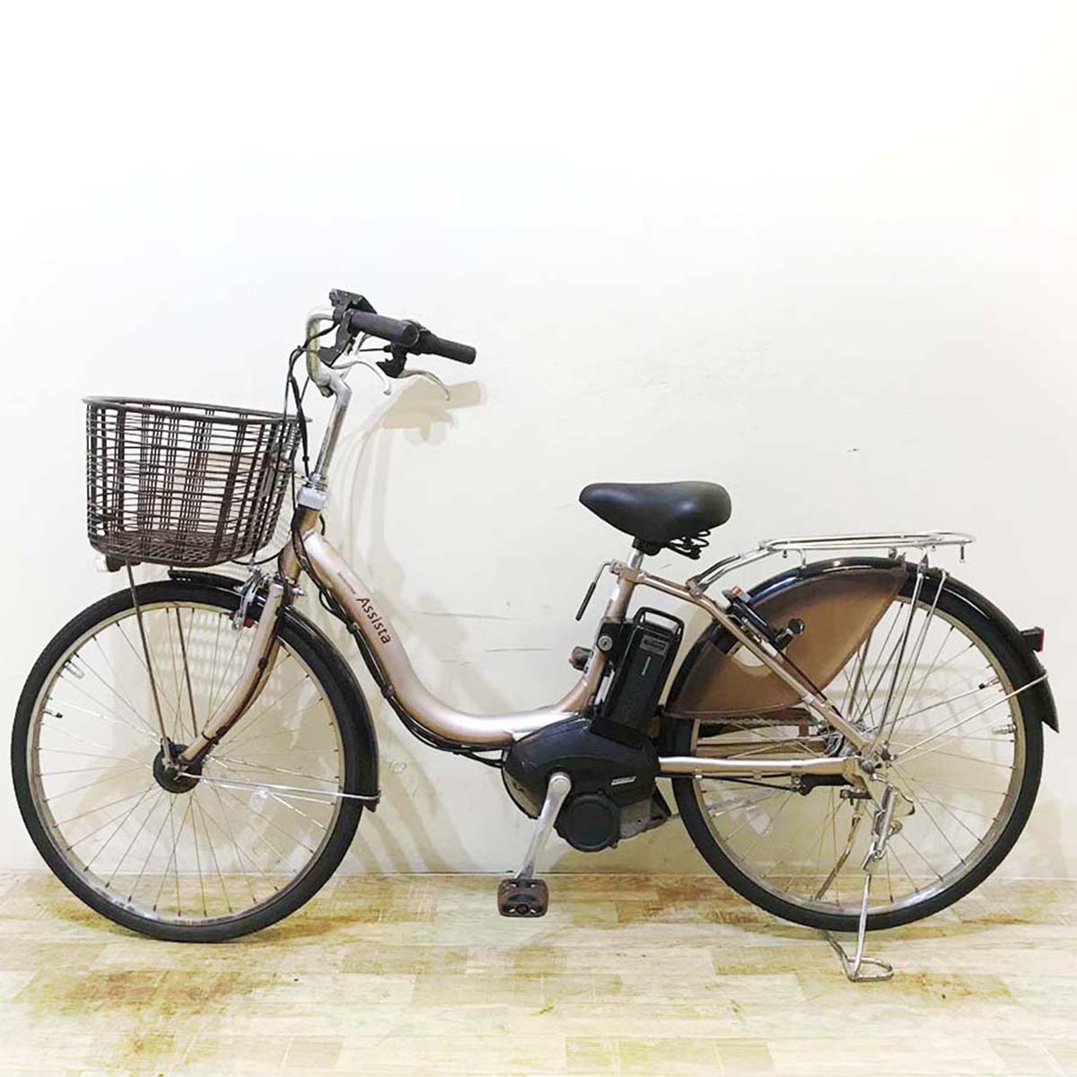 中古電動自転車 ブリヂストン アシスタ DX ピンクゴールド 24インチ KD111 