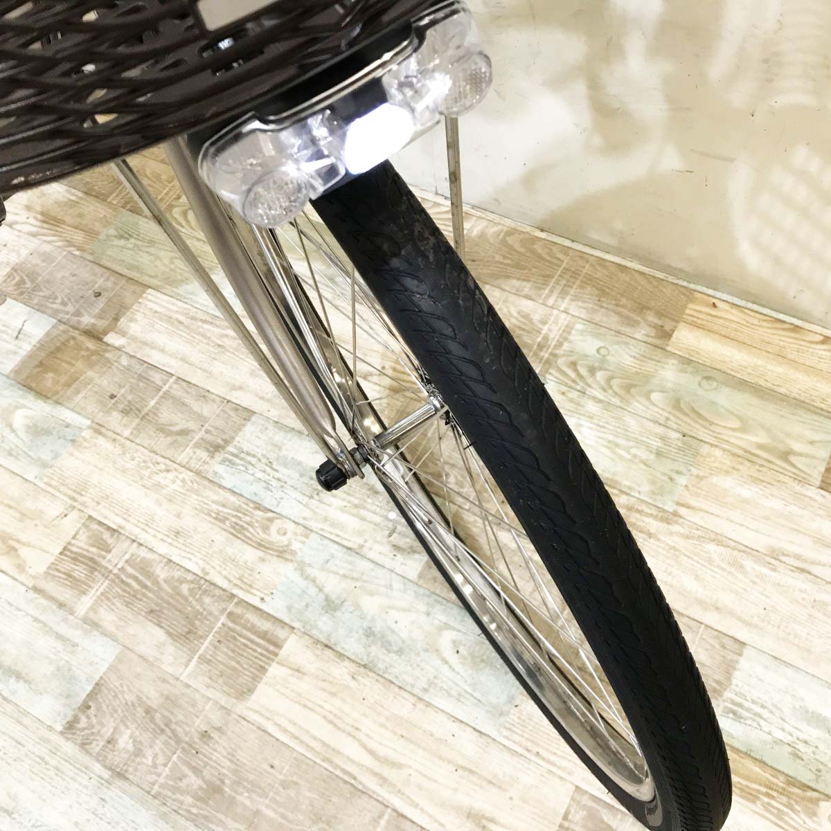 中古電動自転車 ヤマハ PAS ナチュラ ゴールド 26インチ KI052