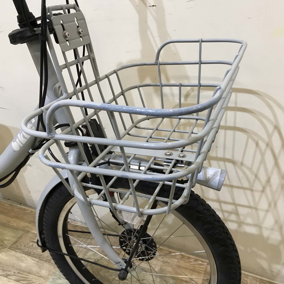 中古電動自転車 ブリヂストン bikke 2 e ビッケ ツー イー グレー 20インチ KD114