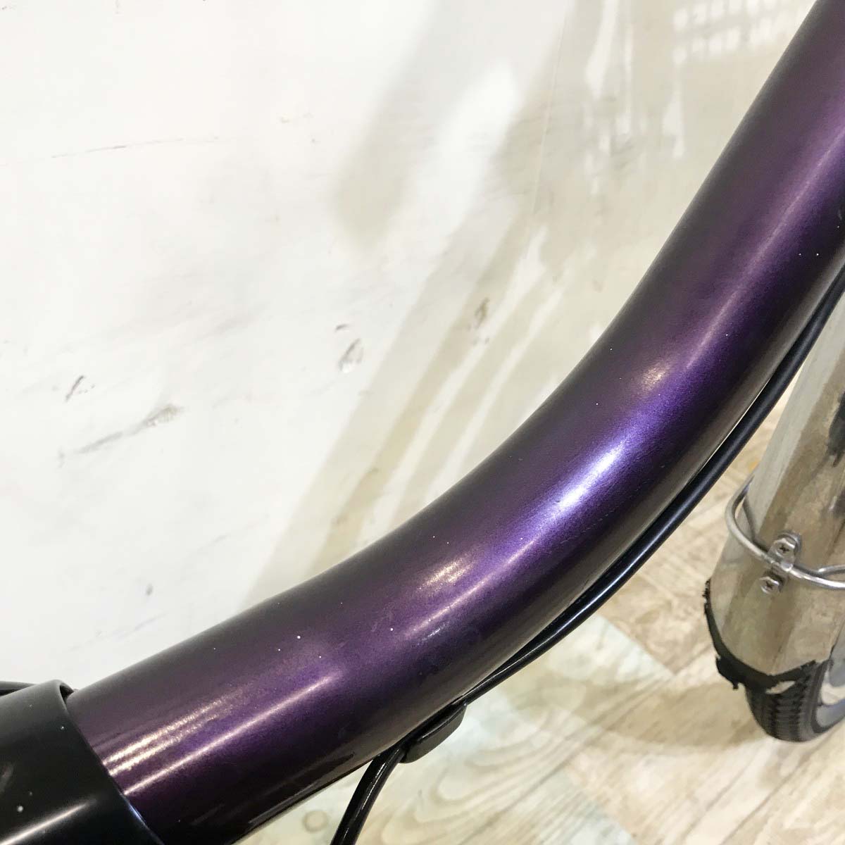 中古電動自転車 パナソニック ビビDX パープル 26インチ KI054