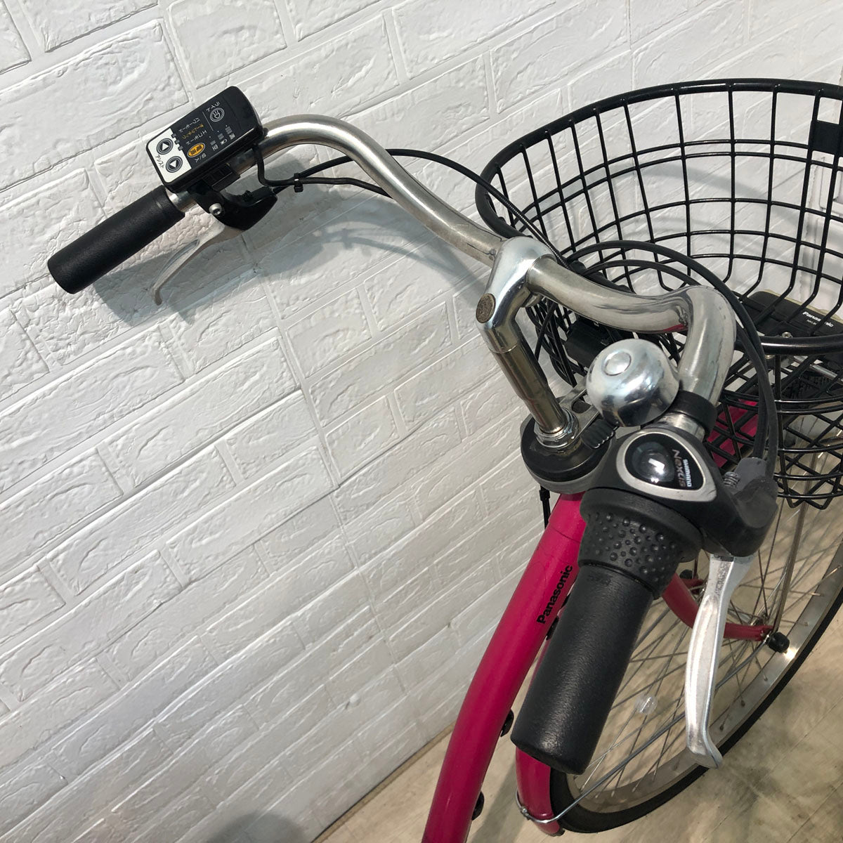 中古電動自転車 パナソニック ギュット プラス ピンク 26インチ YX070