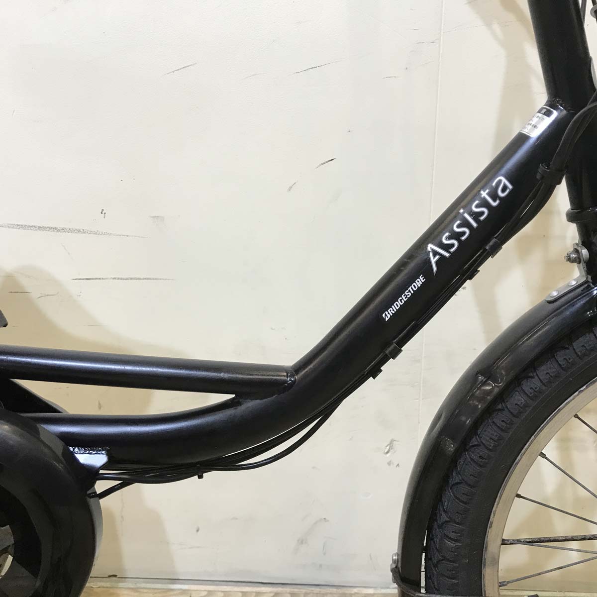 ブリヂストン アシスタ ファイン ミニ ブラック 前20×後18インチ KY138 【中古車】