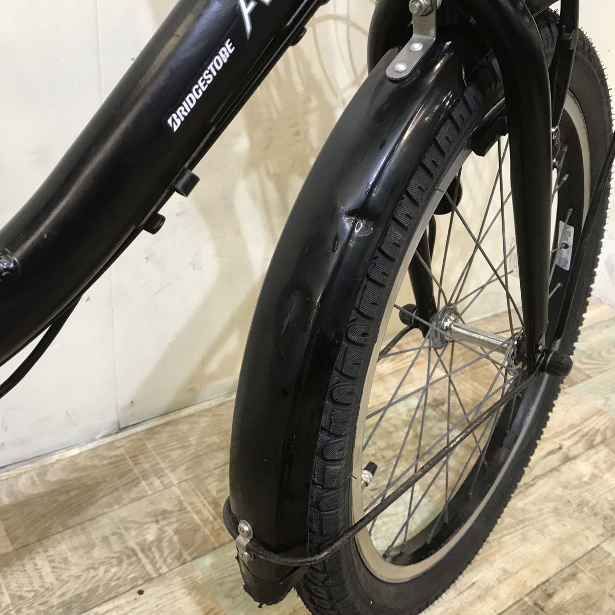 ブリヂストン アシスタ ファイン ミニ ブラック 前20×後18インチ KY138 【中古車】