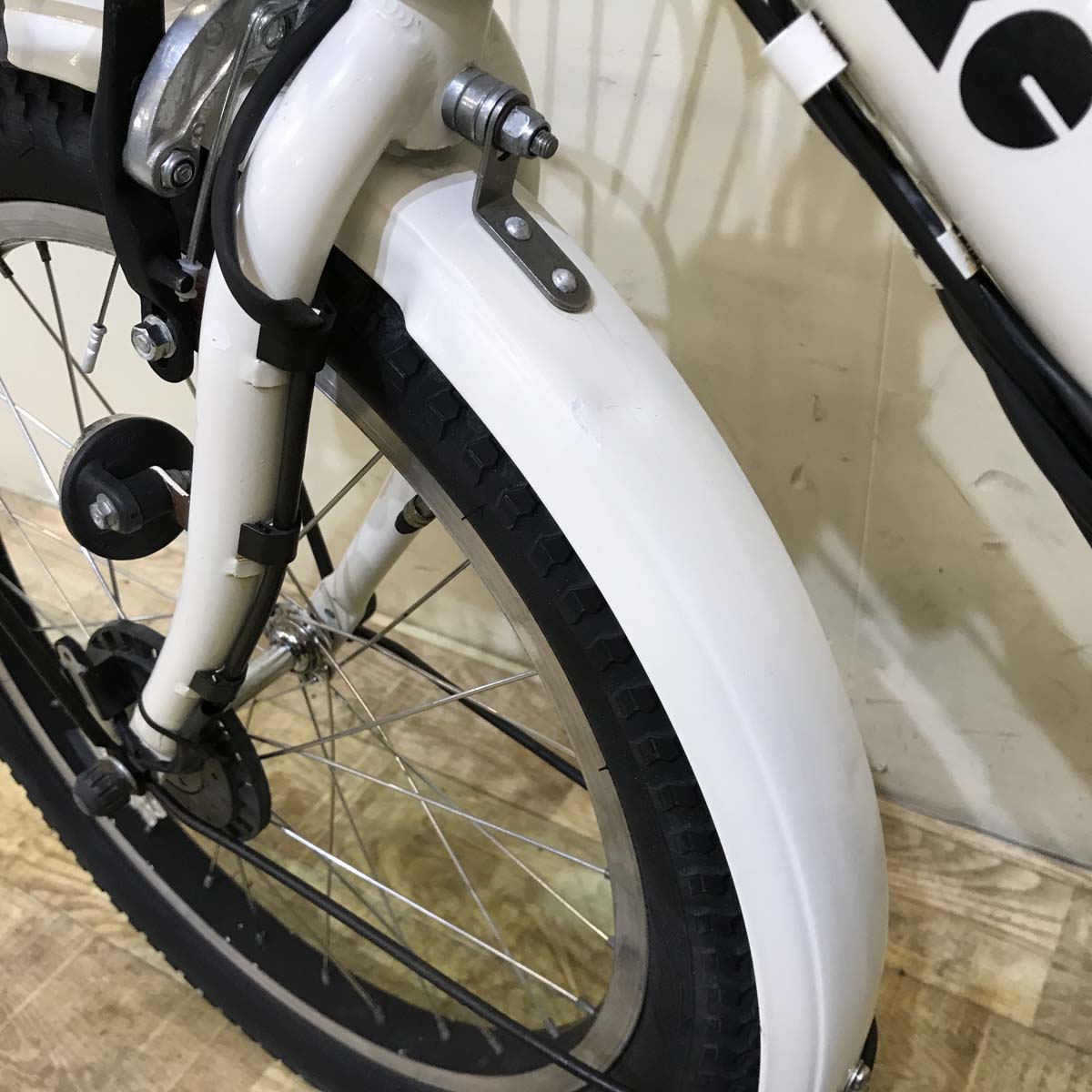 中古電動自転車 ブリヂストン bikke 2 e ビッケ ツー イー ホワイト 20インチ KD115