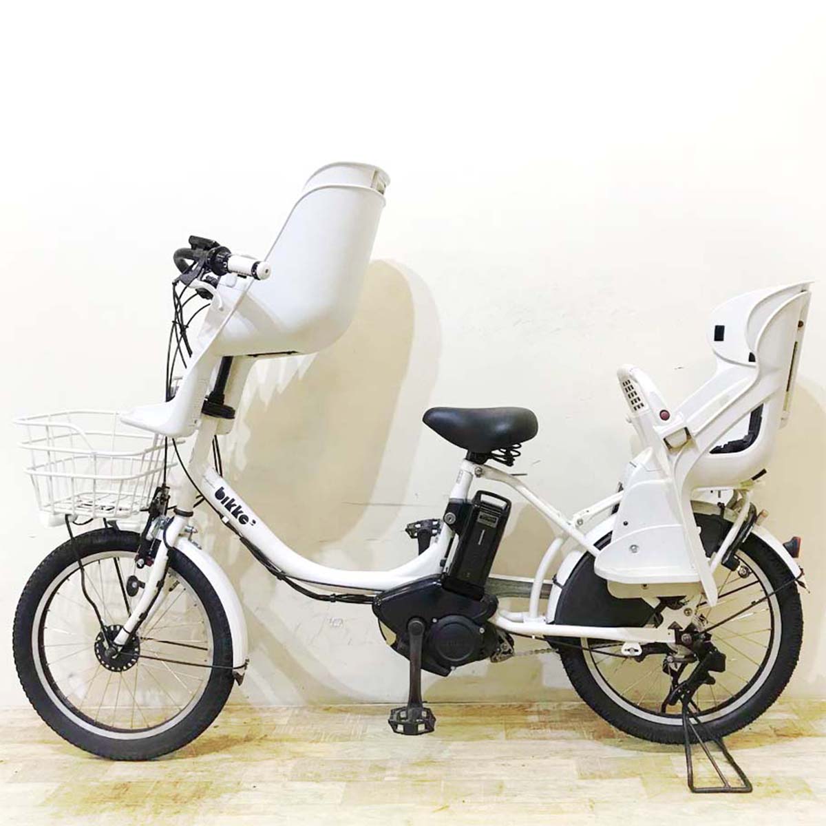 中古電動自転車 ブリヂストン bikke 2 e ビッケ ツー イー ホワイト 20インチ KD115