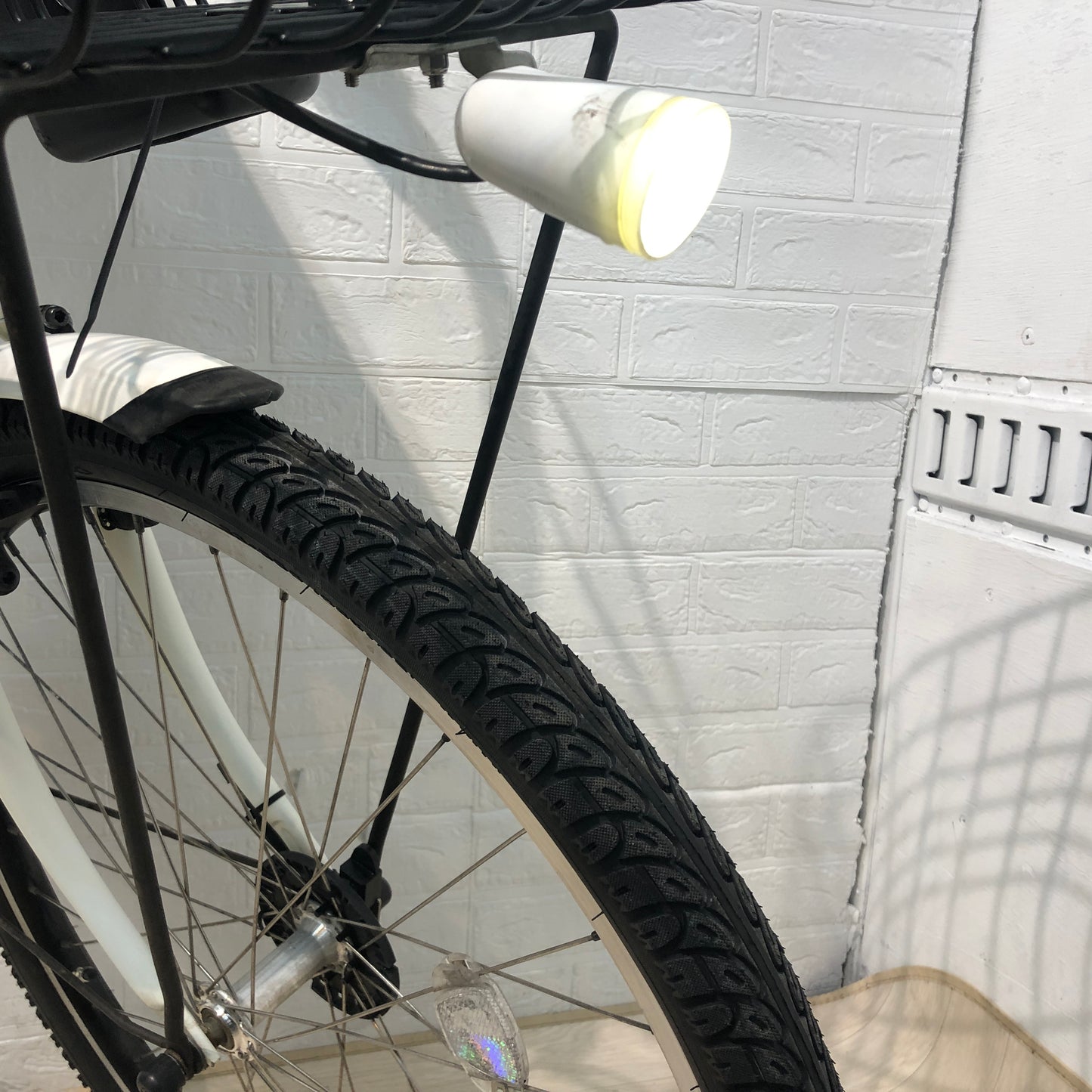 ブリヂストン HYDEE 2 ハイディ ツー ホワイト 26インチ YN096 【中古車】