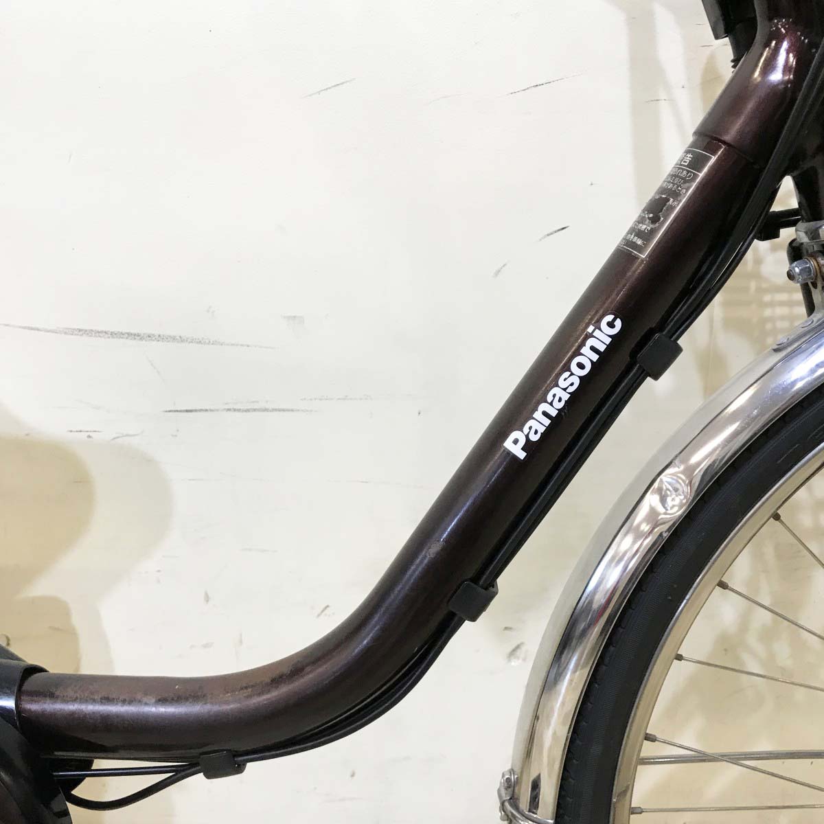 中古電動自転車 パナソニック ビビDX ブラウン 24インチ KI056