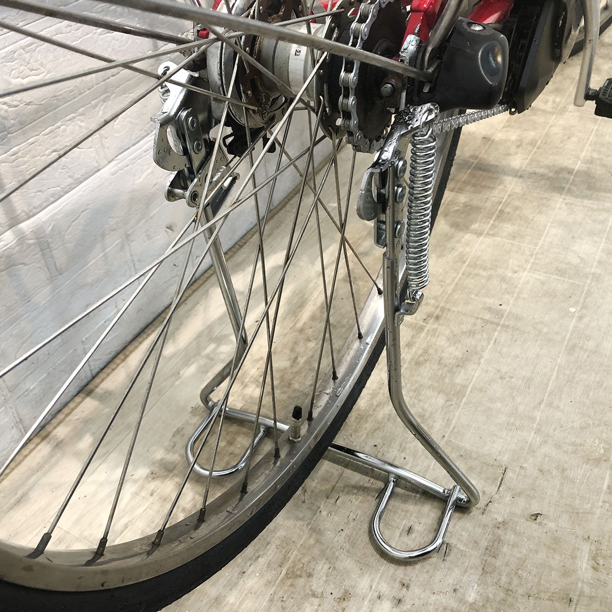 中古電動自転車 ヤマハ PAS CITY L パス シティ L レッド 27インチ 
