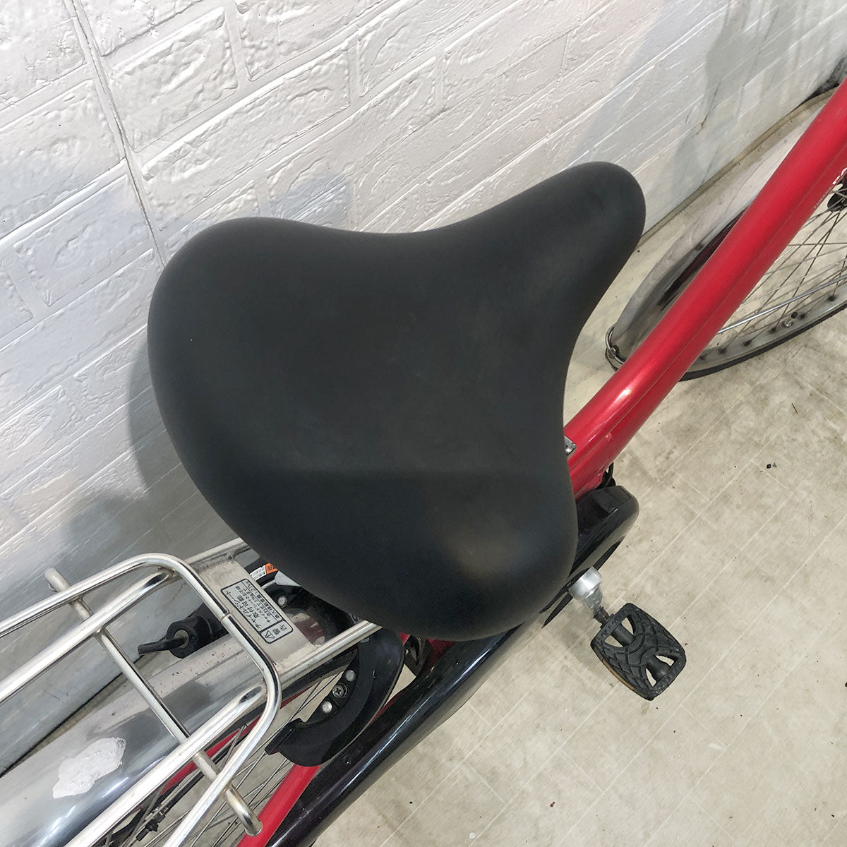 中古電動自転車 ヤマハ PAS CITY L パス シティ L レッド 27インチ YE148