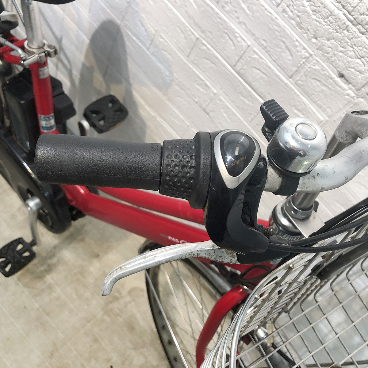 中古電動自転車 ヤマハ PAS CITY L パス シティ L レッド 27インチ 