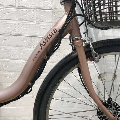 ブリヂストン アシスタ DX プレシャスベージュ 24インチ YE150 【中古車】