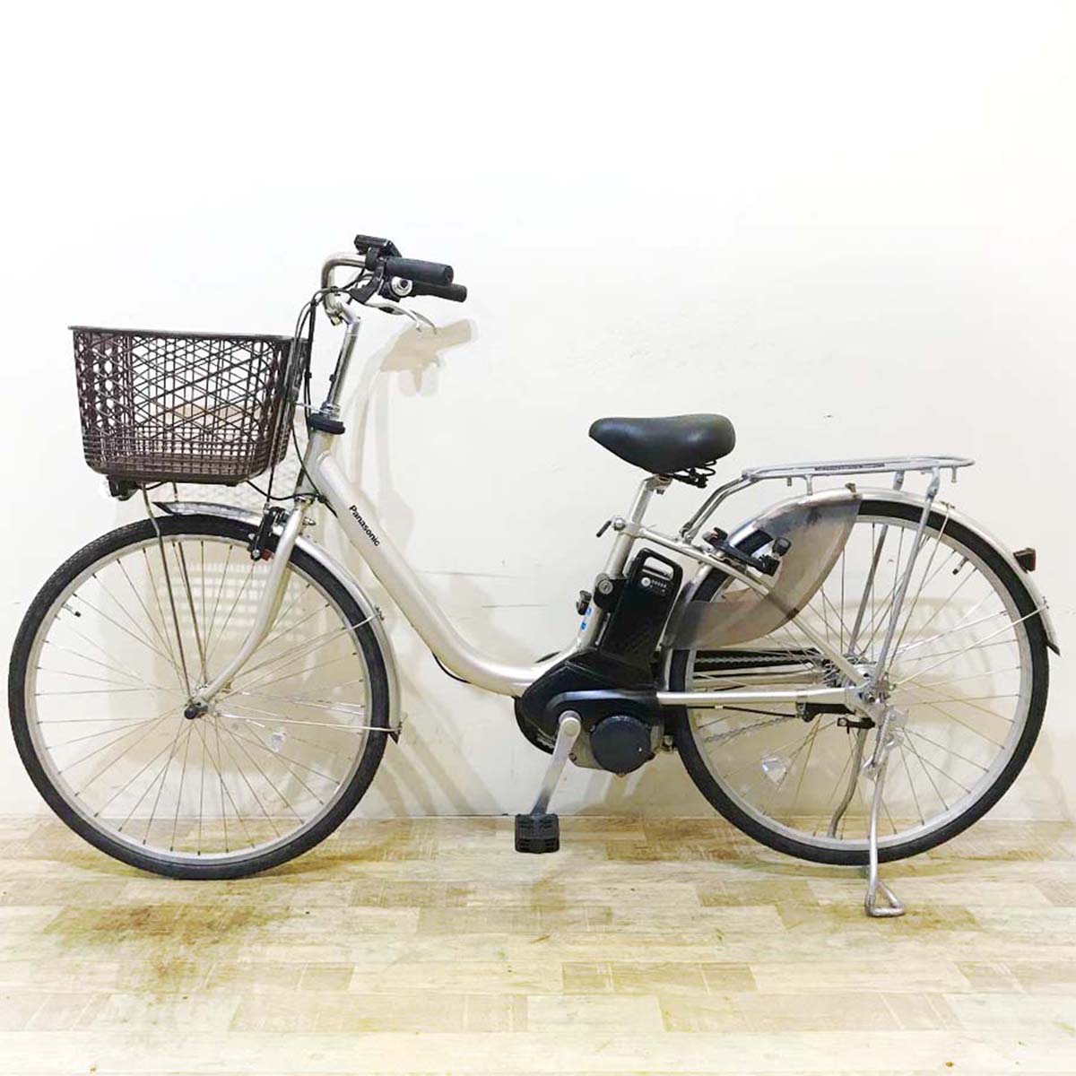 中古電動自転車 パナソニック ビビ L ゴールド 26インチ KD118