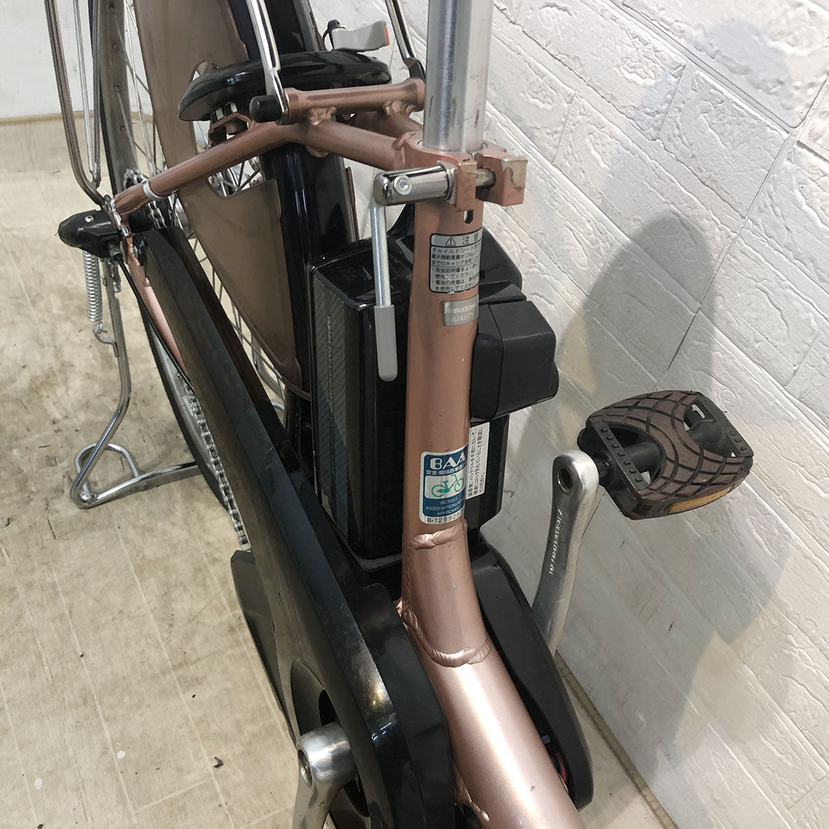 中古電動自転車 ブリヂストン アシスタ DX プレシャスベージュ 24インチ YE150