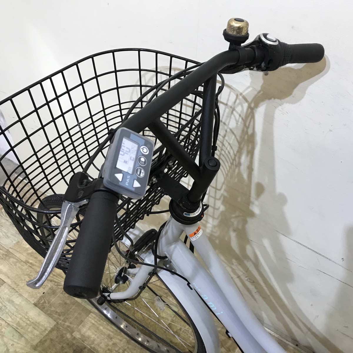 中古電動自転車 ヤマハ PAS Ami パス アミ グレー 26インチ KD119 