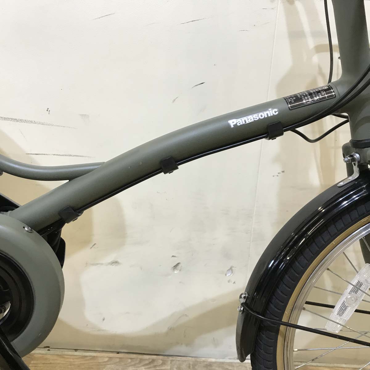 中古電動自転車 パナソニック グリッター カーキ 20インチ KD120 – e 