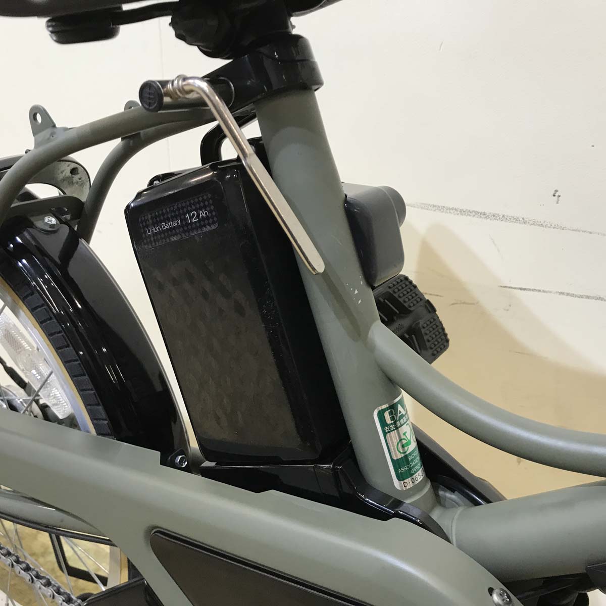 中古電動自転車 パナソニック グリッター カーキ 20インチ KD120 – e