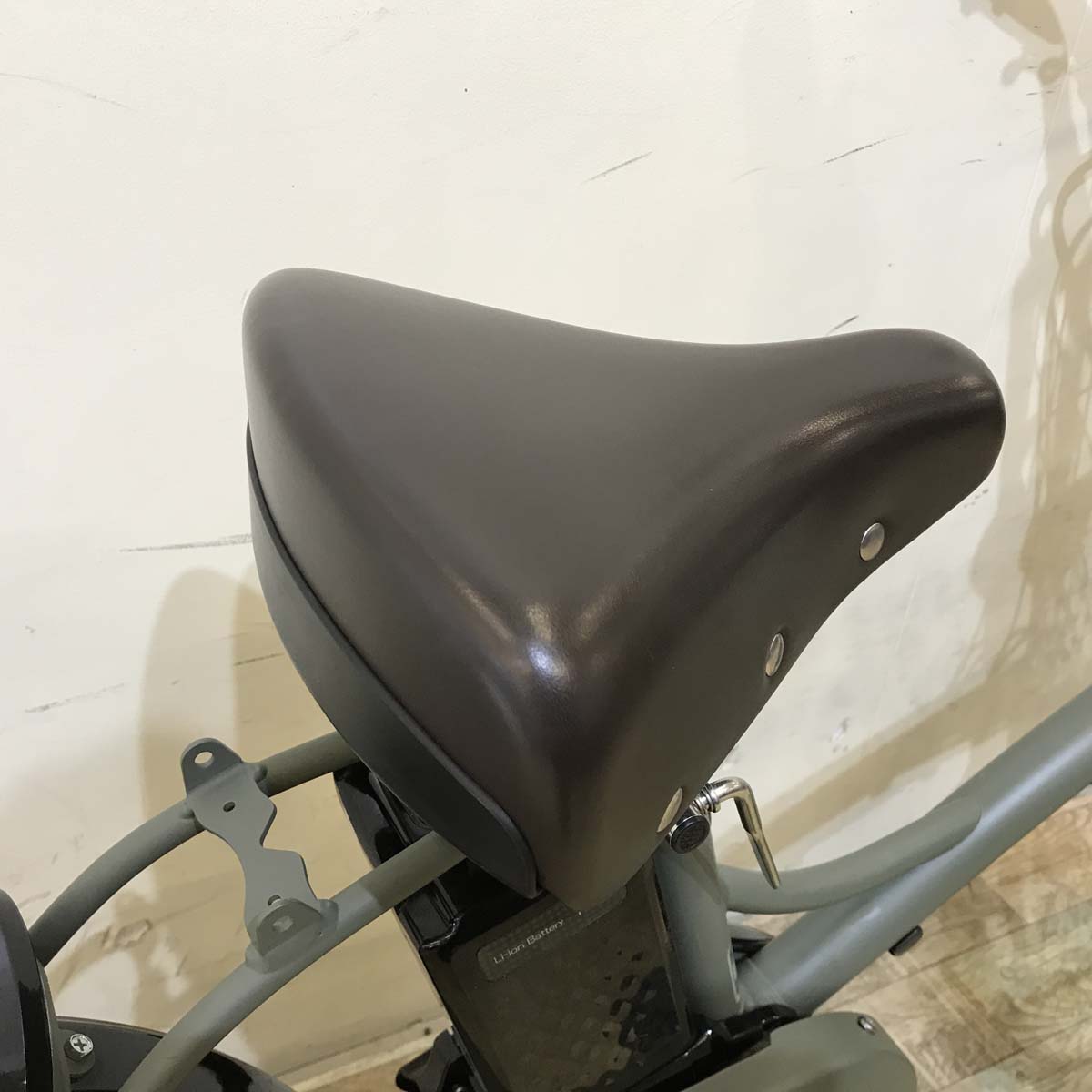 中古電動自転車 パナソニック グリッター カーキ 20インチ KD120