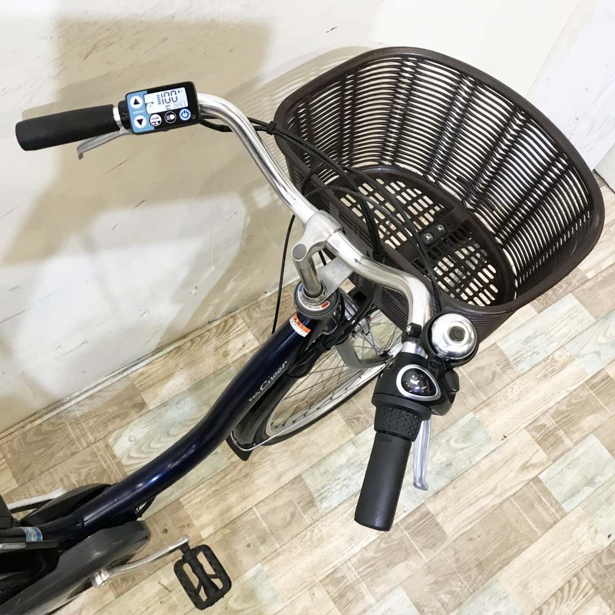 中古電動自転車 ヤマハ PAS チア ネイビー 24インチ KI058