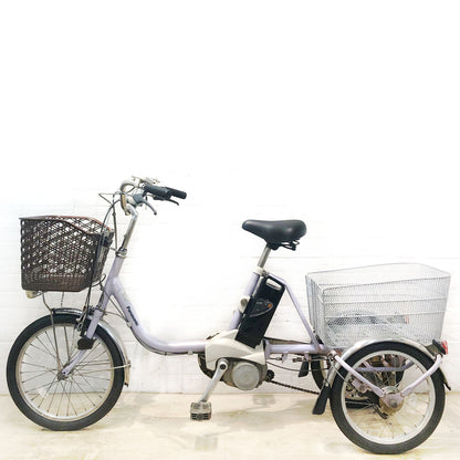 パナソニック かろやかライフ EB パープル 前18×後16インチ YX075 【中古車】